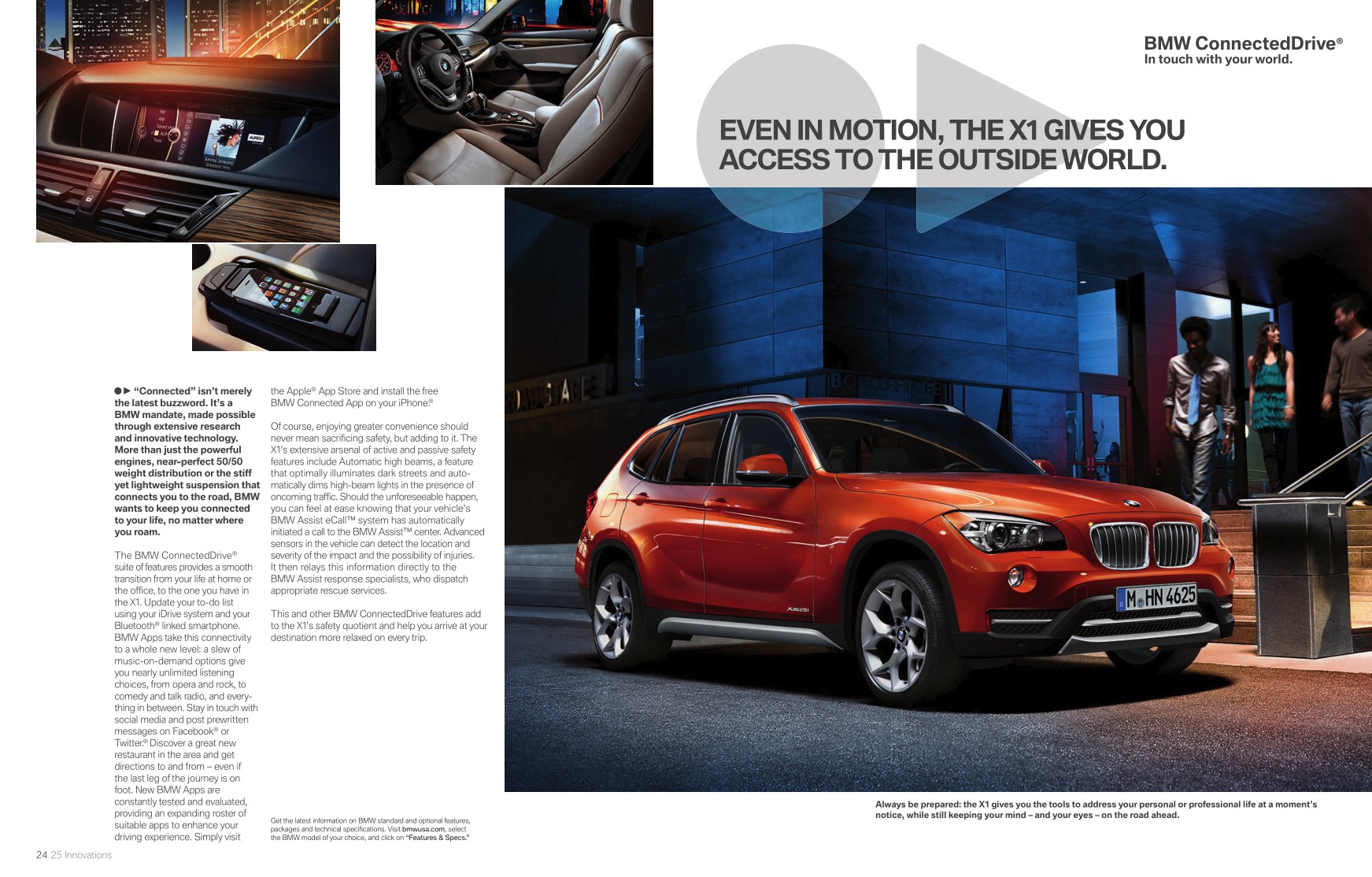 2014 BMW X1 Brochure Page 6